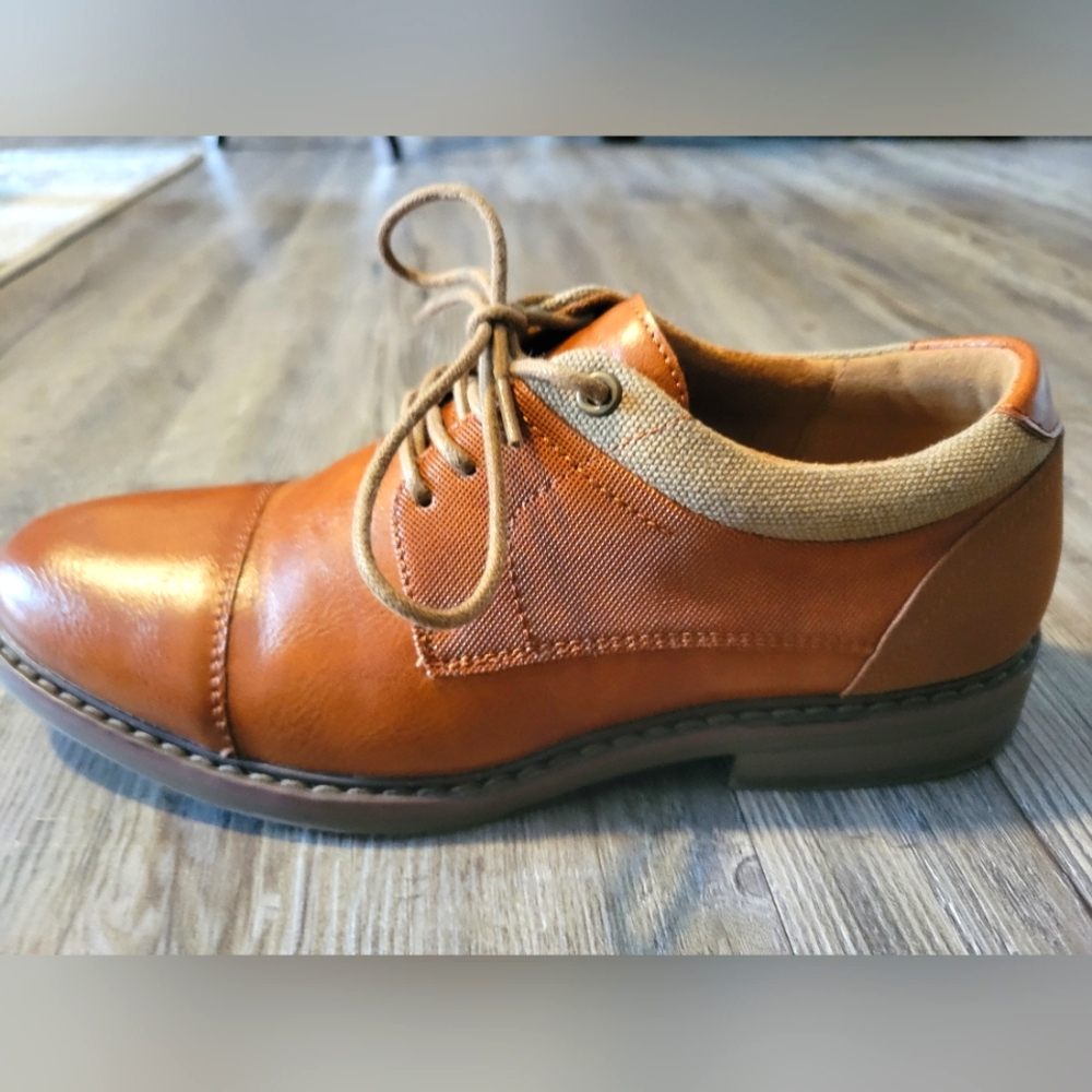 Kids Brown Leather Shoes